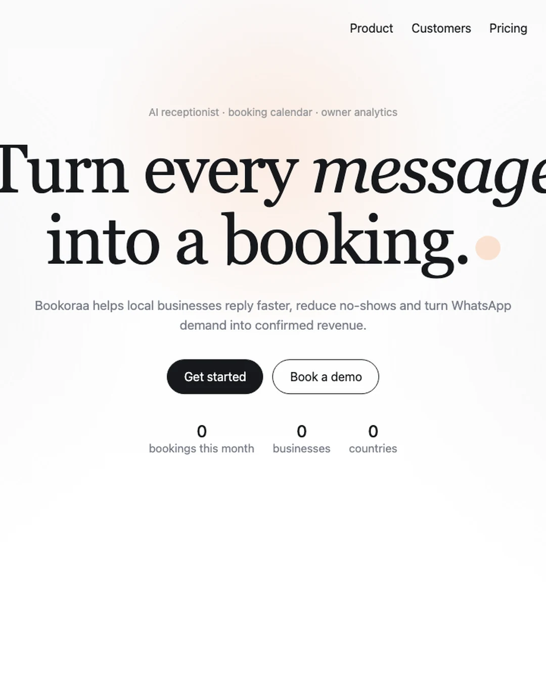 Bookoraa — Booking & Queue SaaS Platform